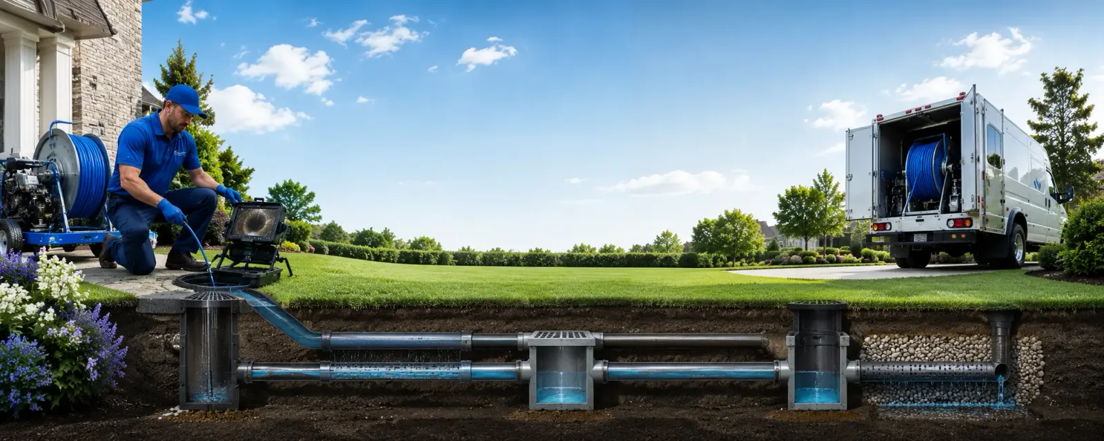 Outdoor drain cleaning information for Grampian, PA