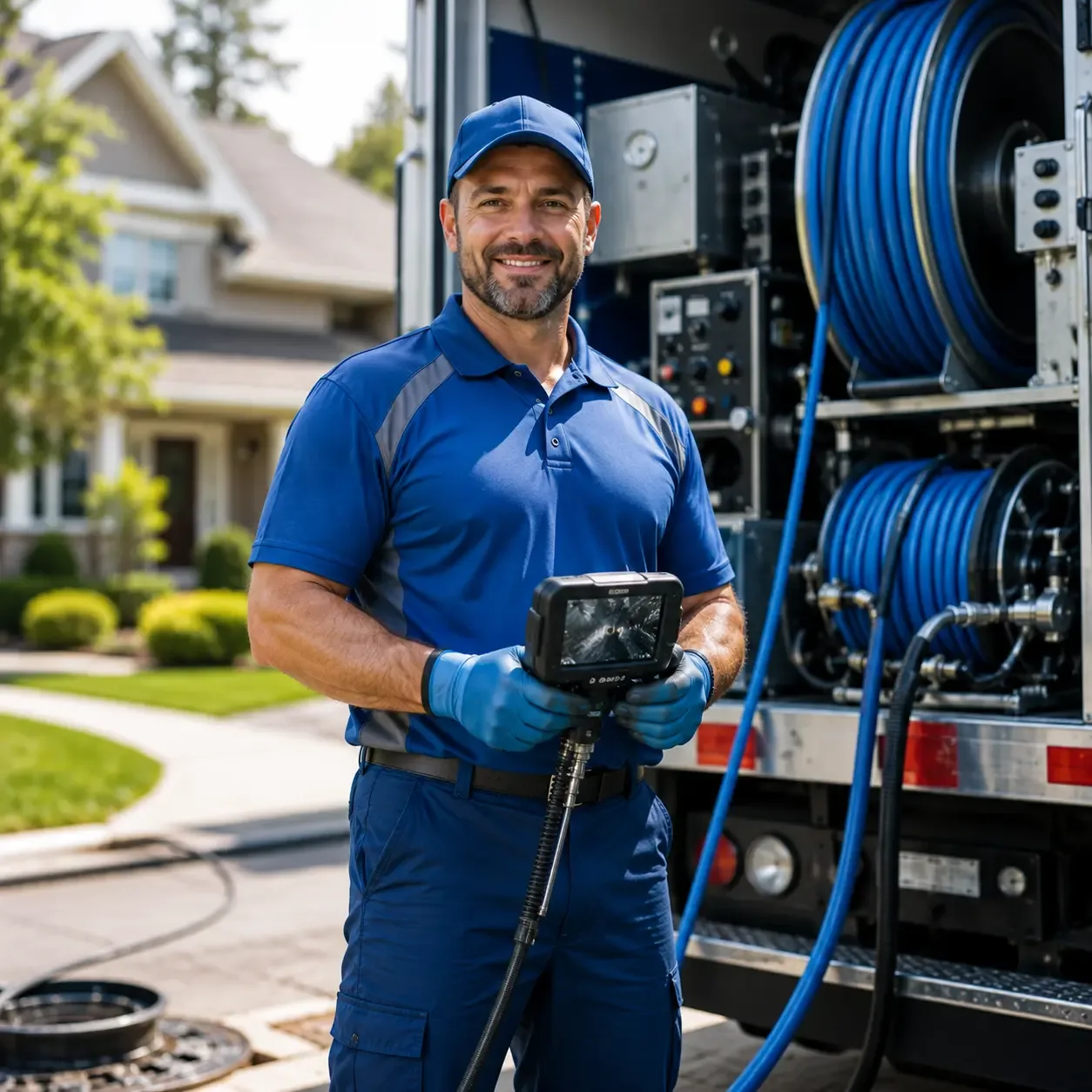 Local outdoor drain cleaning specialists in Grampian, PA